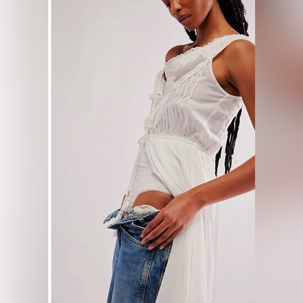 FREE PEOPLE
Country Charm Maxi Bodysuit - Ivory - Picture 3 of 11